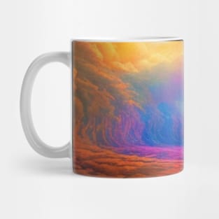 Trippy Space Clouds Mug